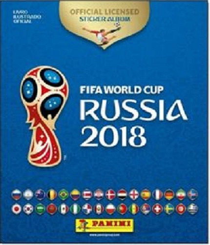 Álbum Copa Do Mundo 2018. Russia. Vazio, Novo, Capa Dura.