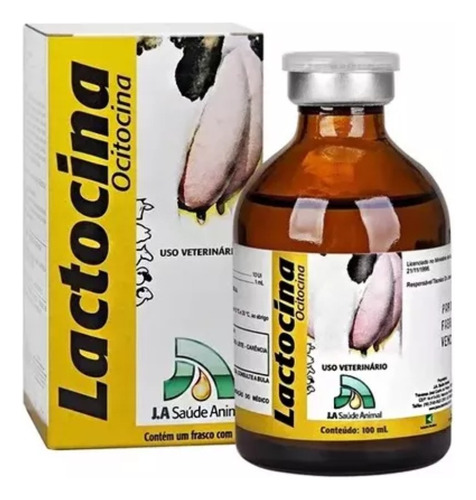 Lactocina Ocitocina Ja Saude Animal Parto Vacas 100ml 