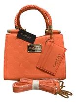 Comprar Bebe Los Ángeles Bolsa De Mano Sintética Coral Lisa Oro Coral