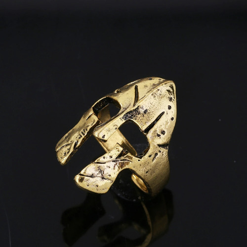 Ruztik | Anillo Casco Gladiador Guerrero Espartano Ajustable