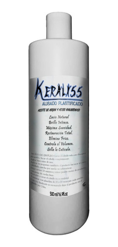 Alisado Plastificado Dd 500ml + Shampoo 1litro Ph Neutro