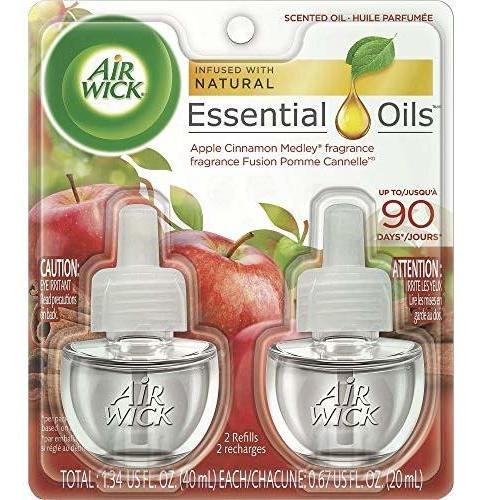 Aromatizante Air Wick Aceite Esencial Manzana Canela