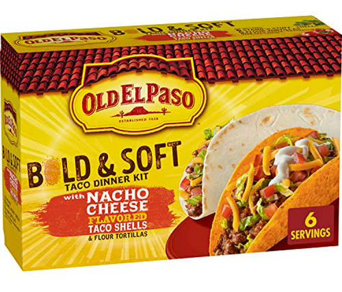 Kit Cena Tacos Nacho Old El Paso Queso (12ct., 12.6 Oz.)