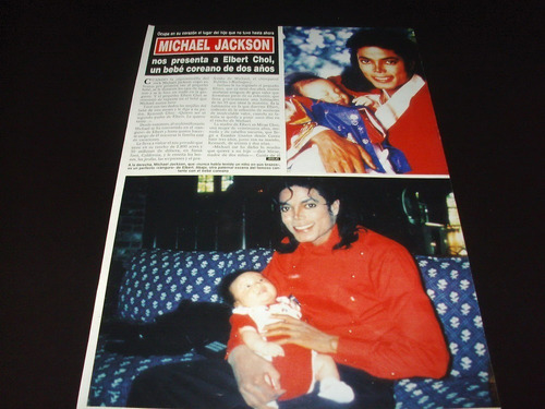 (r076) Michael Jackson * Clipping Revista 1 Pg * 1991