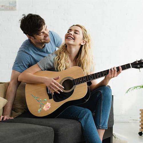 Calcomanía Para Cabezal De Guitarra Pegatinas Para Ukelele C