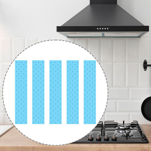 5 Lases For Campana Extractora Filters, Pegatina A Blue