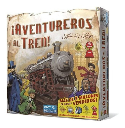 ¡aventureros Al Tren! Juego De Mesa Asmodee