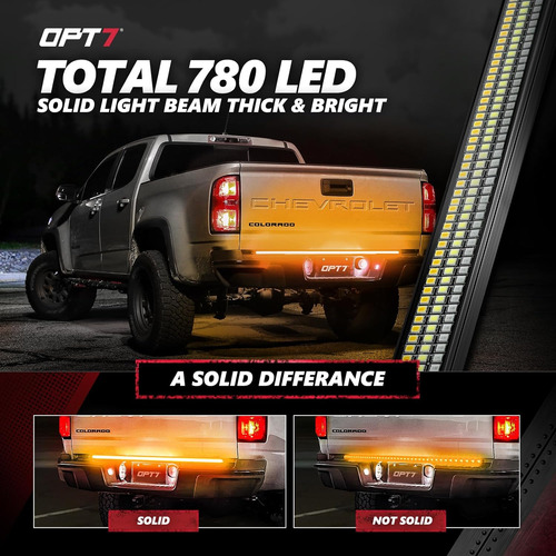 Barra De Luz Led Redline De Triple Fila Para Portón 4777843