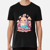 Comprar Remera Adorable Conejito De Pascua Kawai Conejo Lindo Algodo