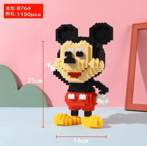 Juguete Mini Blocks Mickey M Disney  Duz 1150 Piezas  Caja