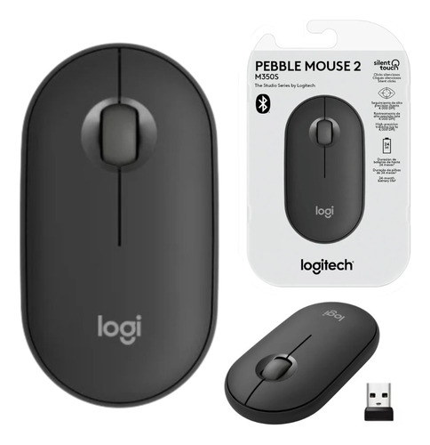 Mouse Logitech Inalambrico Bluetooth Dpi 1000 Pebble 2