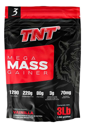 Proteina Tnt Mega Mass X 3 Lb - L a $74000