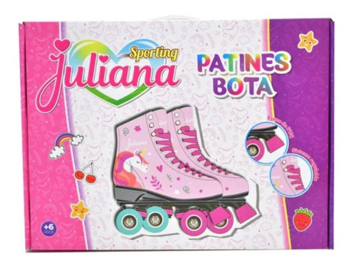 Patines Bota Juliana Sporting Unicornio 4 Ruedas Sisjul020