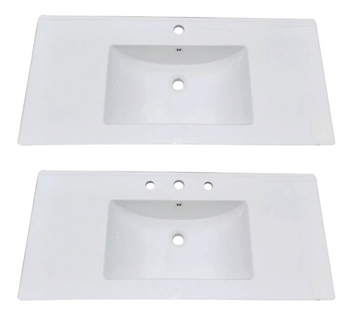 Bacha Encastre Maral Loza 100x46 Cm Vanitory Baño Promocion