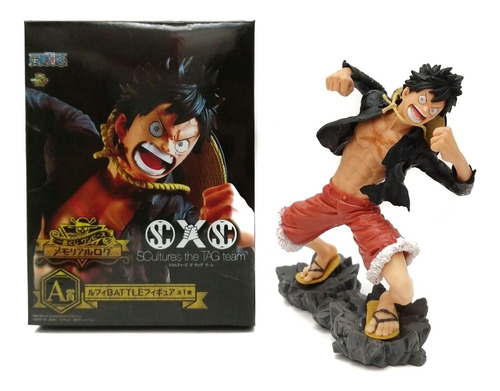 One Piece Scultures The Tag Team Monkey D Luffy Figura Caja