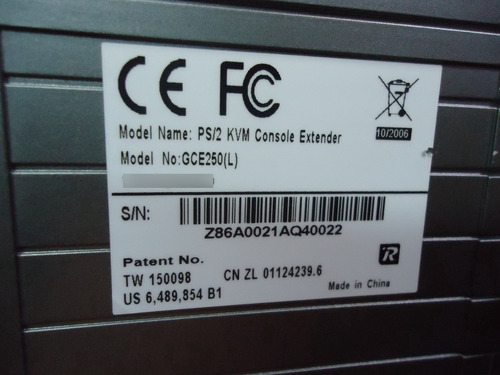 Iogear Ps/2 Kvm Extender Local Unit Gce250 (Usado)