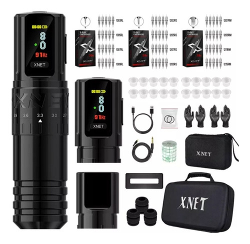 Xnet Vipera: Máquina De Tatuaje Stroke Regulable 2 Baterias
