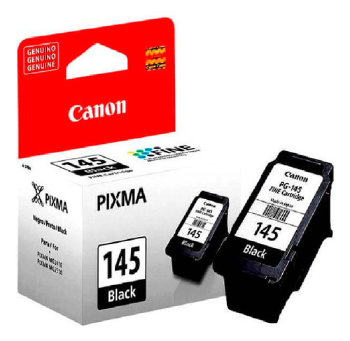 Cartucho De Tinta Canon Pg-145 Negro Mg2410 Mg2510 Mg2910...