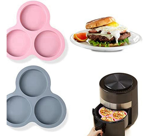 Sartén De Silicona Air Fryer Para Huevos Reutilizable, Molde