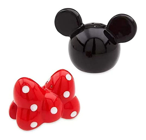 Juego De Sal Y Pimienta Diseño  De Minnie Mouse