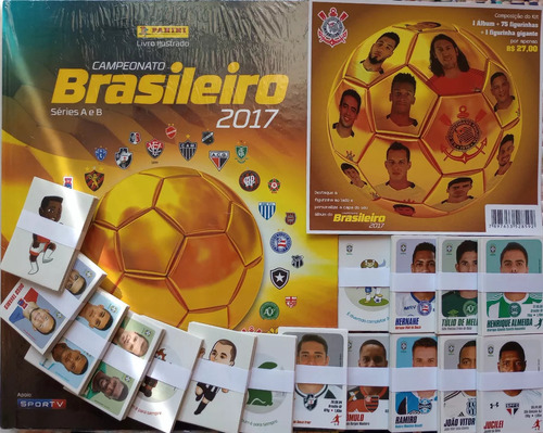 Álbum Camp. Brasileiro 2017 (c. Dura Corinthians) Completo ! (Usado)