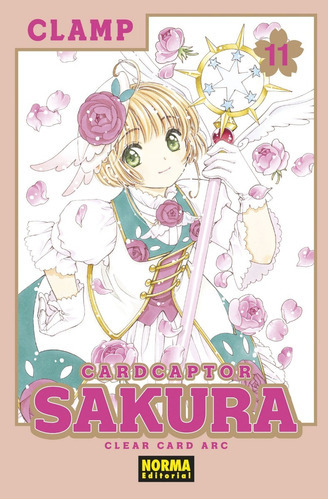Sakura Card Captor Clear Card, de Clamp. Cardcaptor Sakura Clear Card, vol. 11. Editorial NORMA COMICS, tapa blanda en español, 2022