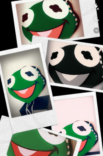 Piñata Infantil Artesanal Muppet Babies Kermit Rana Rene