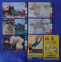 Comprar Antiguas Tarjetas Telefónicas De Uruguay. Antel X 7 Unidades