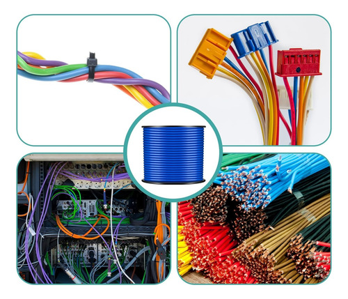 Cable Automotriz Multiple 14 Awg (10 Metros) Color Blanco