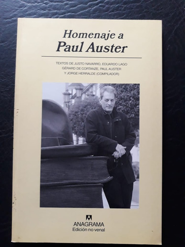 Homenaje A Paul Auster Navarro Y Otros Anagrama 