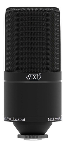 Mxl 990 Blackout Llmited Edition Condenser Micrófono