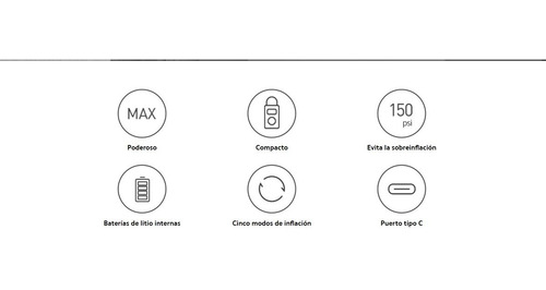 Imagen 5 de 10 de Compresor De Aire Mini Eléctrico Portátil Xiaomi Mjcq04qj 5v