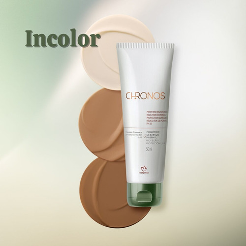 Protetor Antioleosidade Redutor De Poros Fps 30 Chronos 50ml