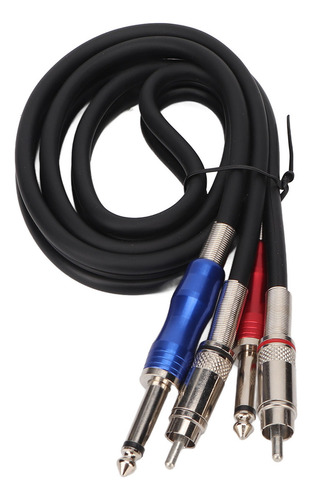 Cable De Sonido Estéreo Ts A Dual Rca De 1/4 De Pulgada Con