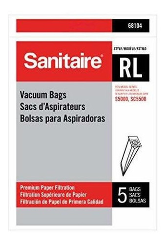 Bolsa De Vacio De Papel Sanitaire Rl, Blanco