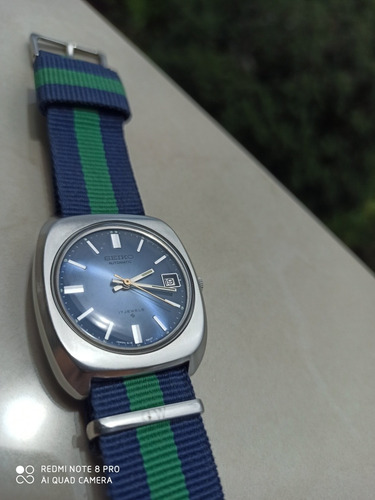 Único Seiko 6118-7010 Upgrade Máquina 21 Rubis Fab. 07/75