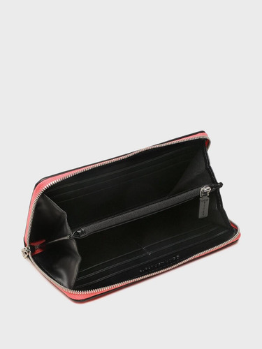 Billetera Sculpted Mono Rosa Calvin Klein
