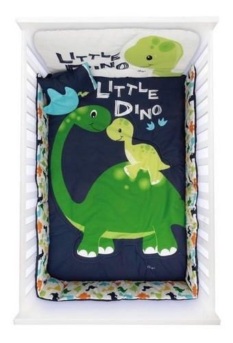 Set De Edredón Para Cama Cuna Corral 6 Pzas Chiqui Mundo