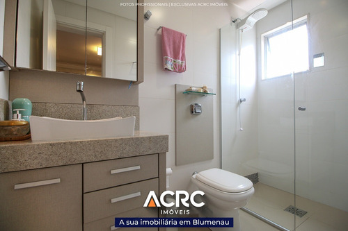 Imagem 12 de 19 de Acrc Imóveis - Apartamento Duplex Semimobiliado Com Ar Condicionado Para Venda No Bairro Ponta Aguda - Ap04019 - 68876497