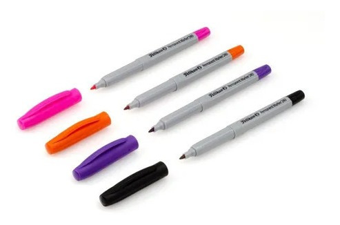 Marcadores Permanente Delgados C/10 Colores Surtidos