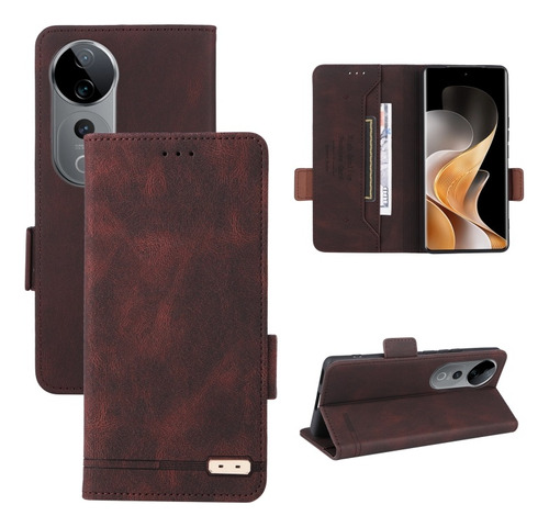 Funda De Cuero Con Cierre Magnético Para Vivo