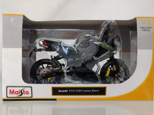 Miniatura Moto Benelli T N T 1130 Century Racer Maisto 1:12