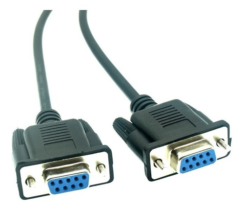 Imagen 1 de 1 de Cable Serial Null Rs232 Modem H- H Db9 40cm