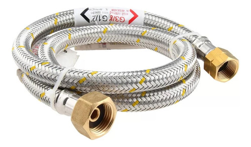 Flexible Para Gas Hi-hi 3/8'' X 1/2'' 1m Bercatti