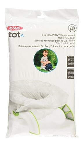 Oxo Tot 2-en-1 Ir Al Baño Recarga Bolsas, 30 Conde