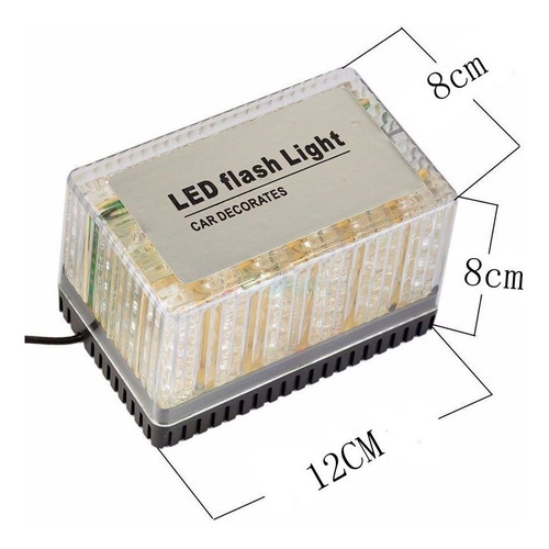 Baliza De Led Con Iman 48w Con Efectos 12v 810 Ambar