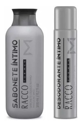 Kit Desodorante Íntimo Masculino + Sabonete Intimo For Men