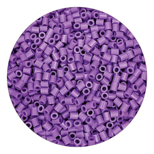 1kilo Hama Beads 5mm Color A , 18000beads Aprox Color Violeta Diámetro 5 Mm