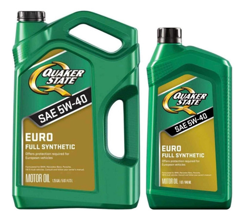 Duo Aceite Quaker State 5w-40 Euro Full Synthetic 6 Qt