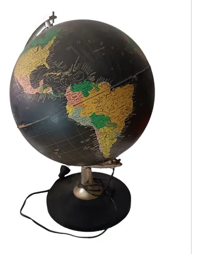 Mapamundi Lampara Retro (Usado)